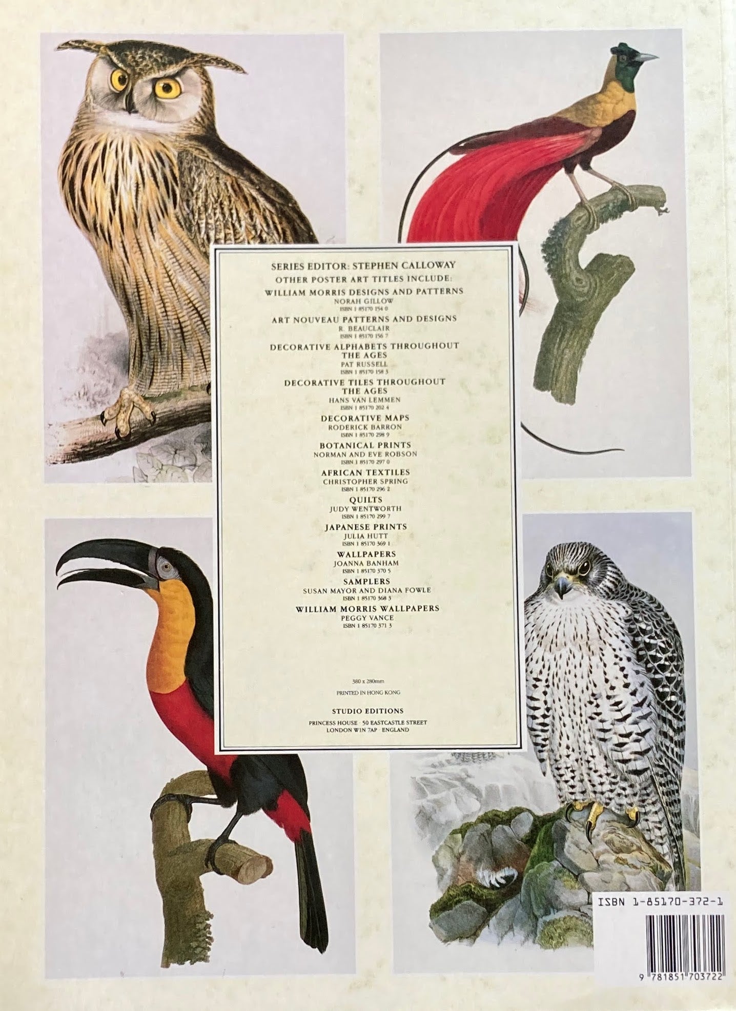 Birds: Fine Decorative Prints Poster Art Series Maureen Lambourne