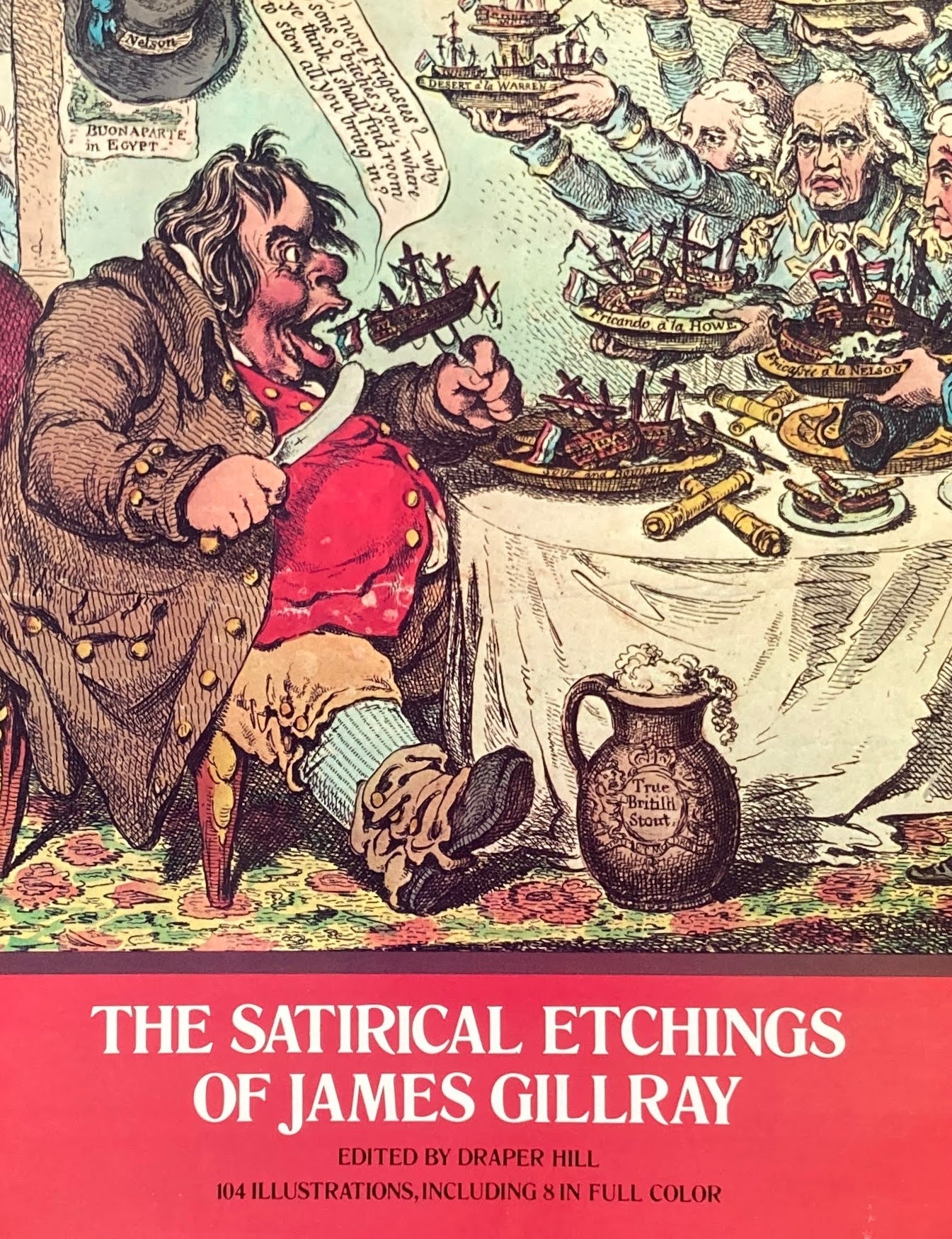 The Satirical Etchings of James Gillray ジェームズ・ギルレイ Dover