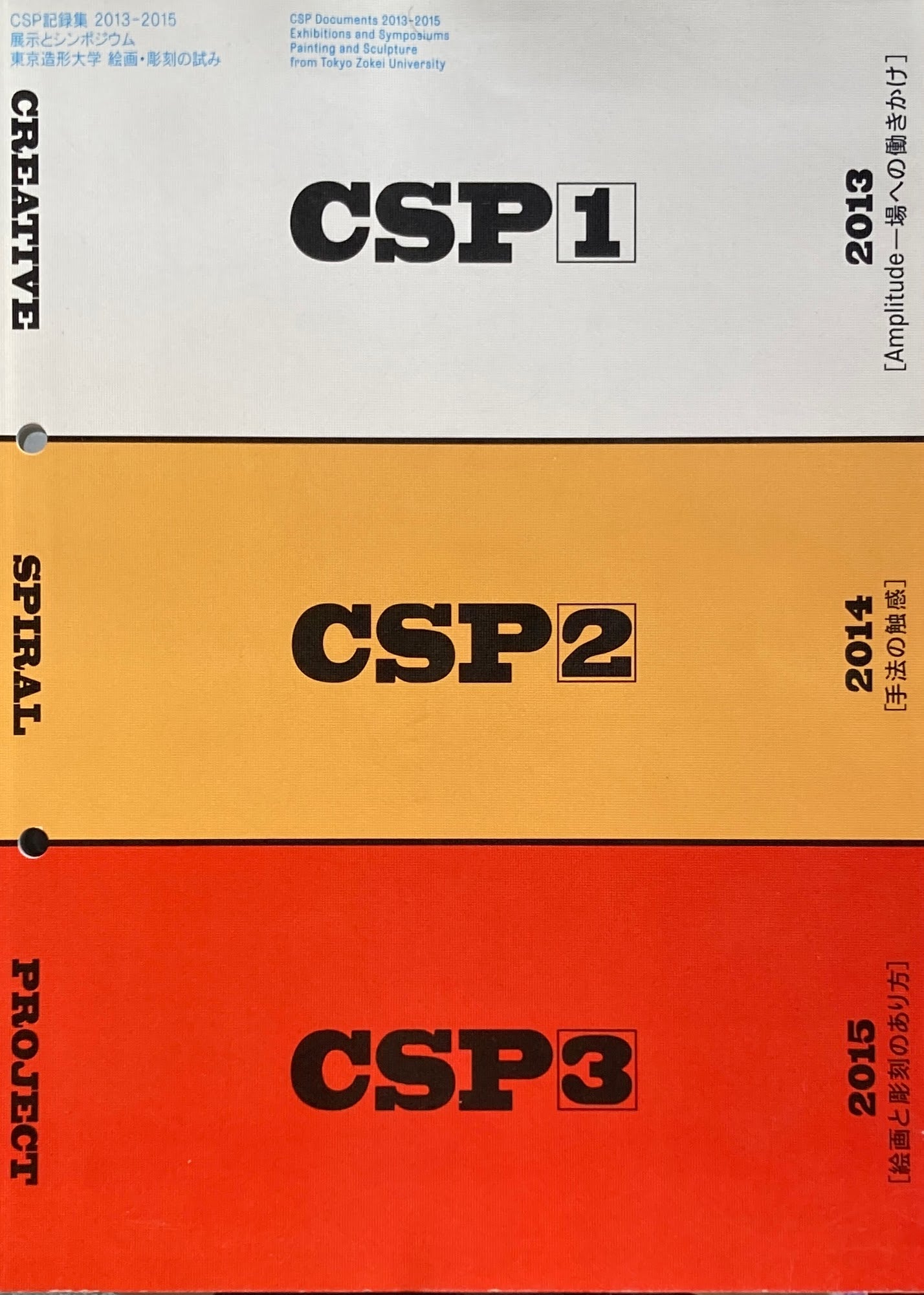 CSP記録集 2013-2015 展示とシンポジウム 東京造形大学 絵画・彫刻の試み