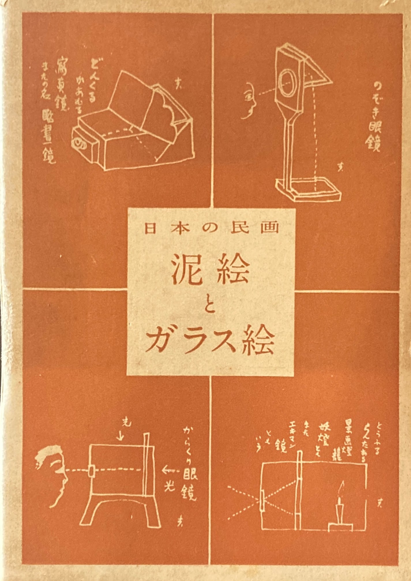 泥絵とガラス絵―日本の民画 (1954年)