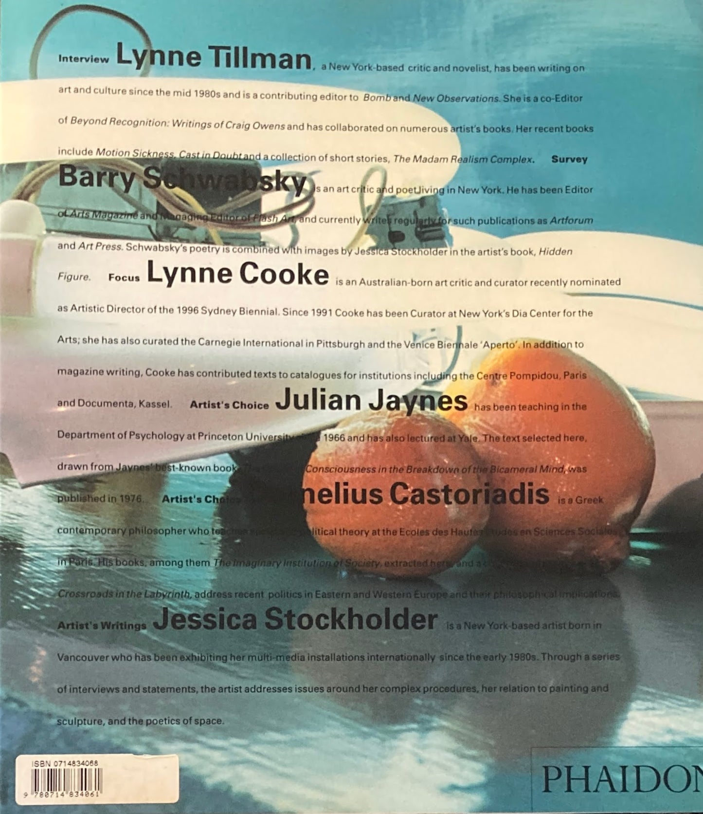 Jessica Stockholder Phaidon Contemporary Artist Series