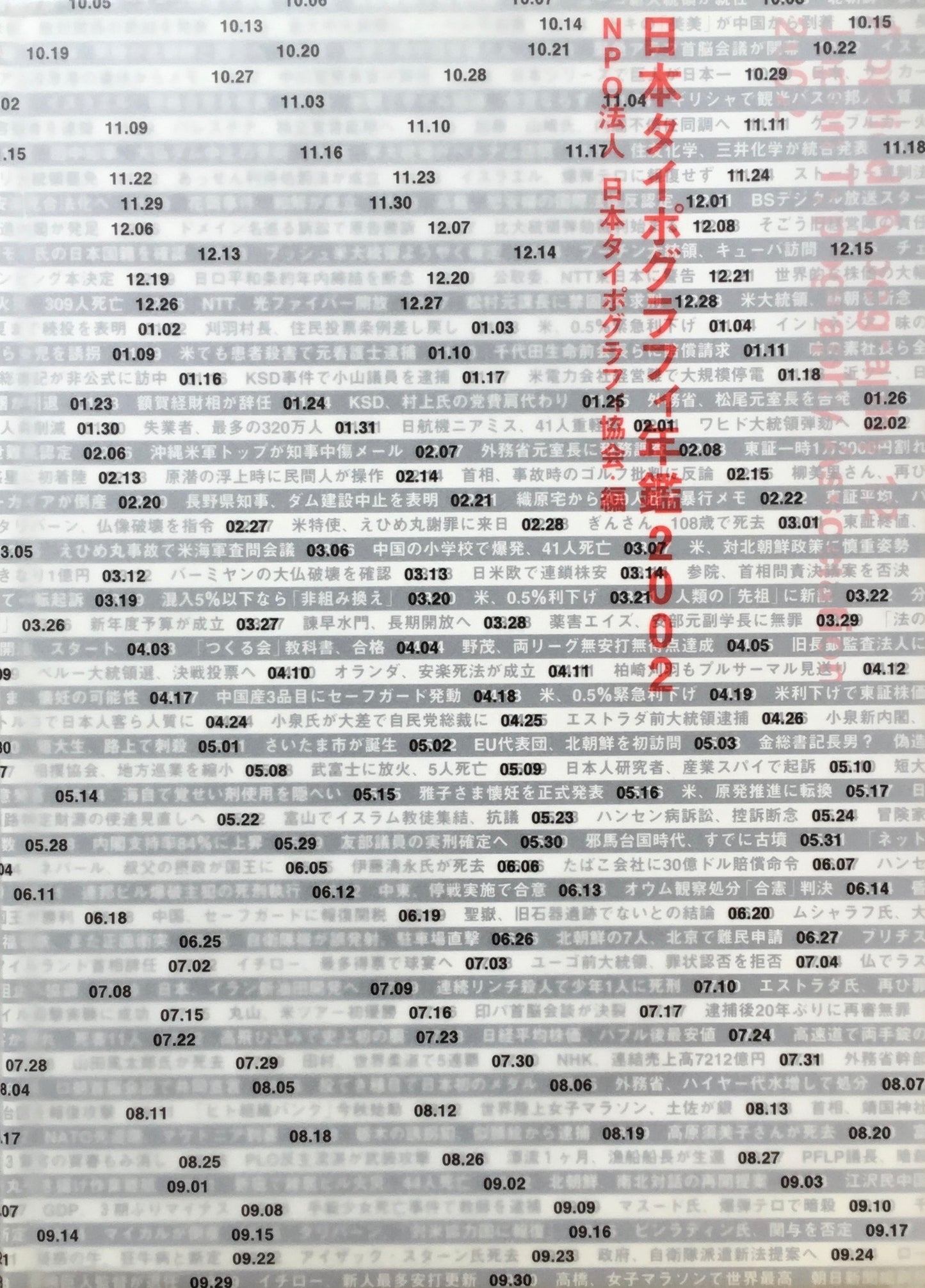 日本タイポグラフィ年鑑 2002 APPLIED TYPOGRAPHY 12 日本タイポグラフィ協会