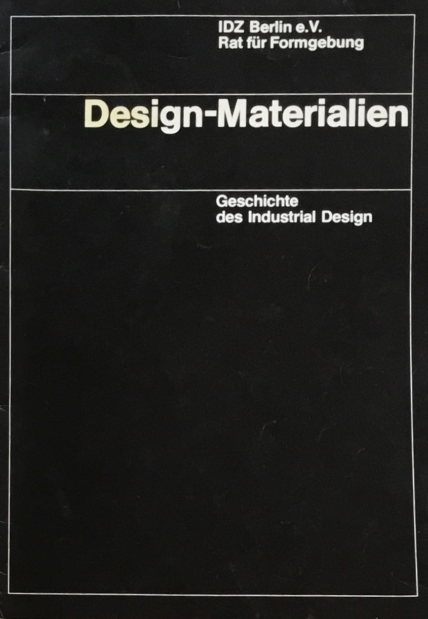 Design-Materialien Geschichte des Industrial Design? Rat für Formgebung マテリアル・デザイン
