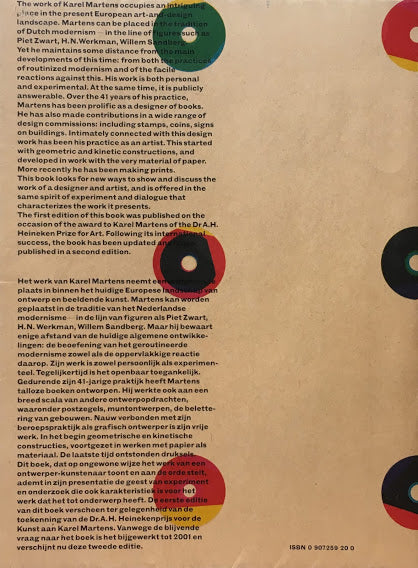 Karel Martens Printed Matter / drukwerk カレル・マルテンス