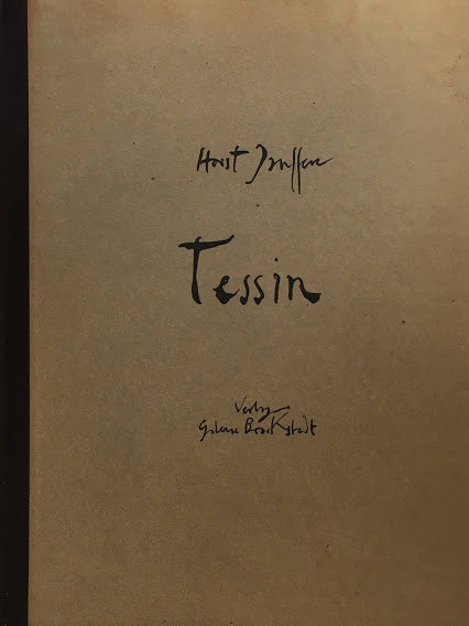 Tessin HORST JANSSEN ホルスト・ヤンセン 300部限定 120/44 サイン入り