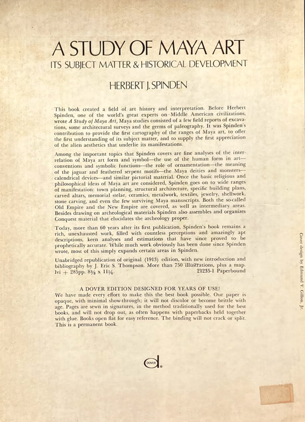 A Study of Maya Art Herbert J. Spinden Dover