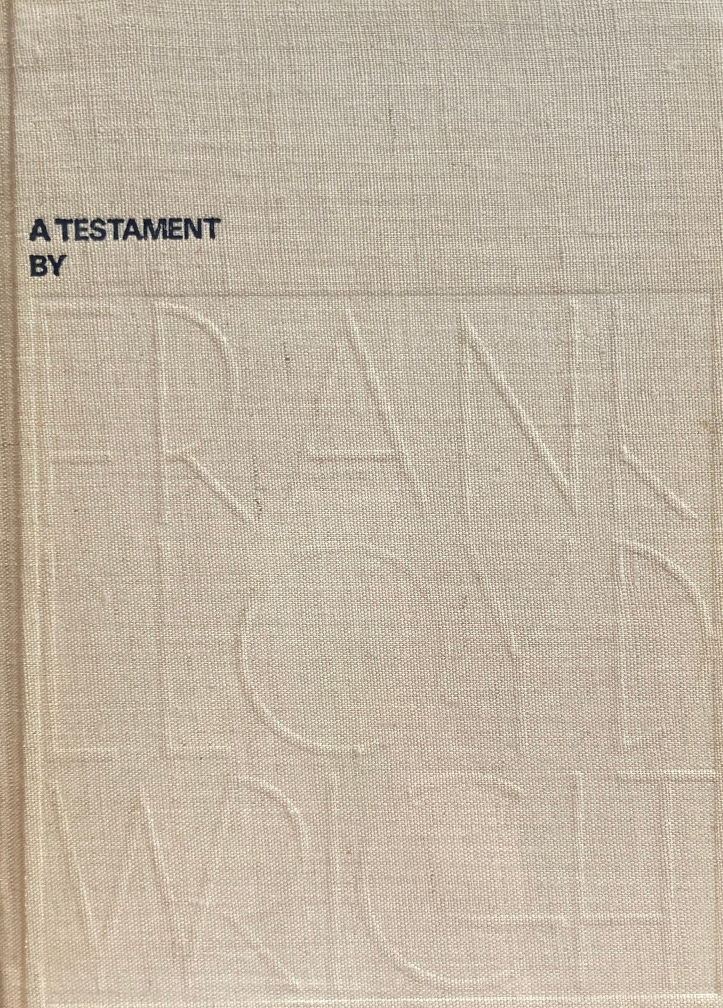 ライトの遺言 A Testament Frank Lloyd Wright