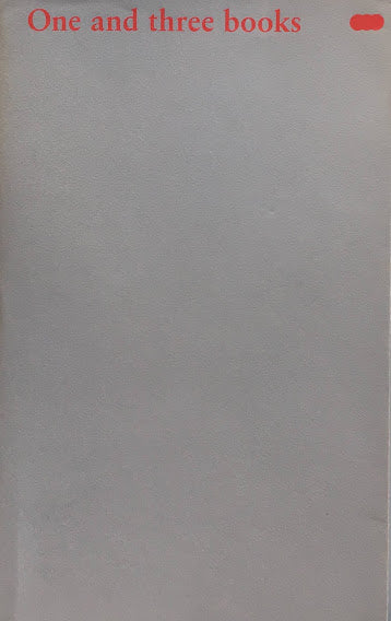 一つと三つの書物 One and there books