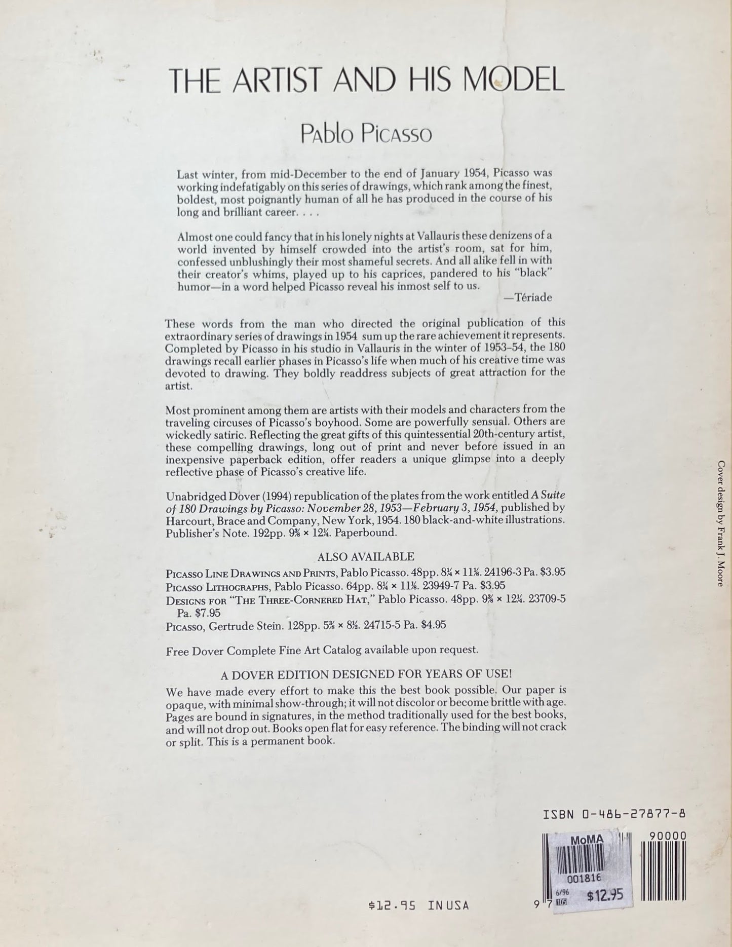 The Artist and His Model 180 Drawings Pablo Picasso