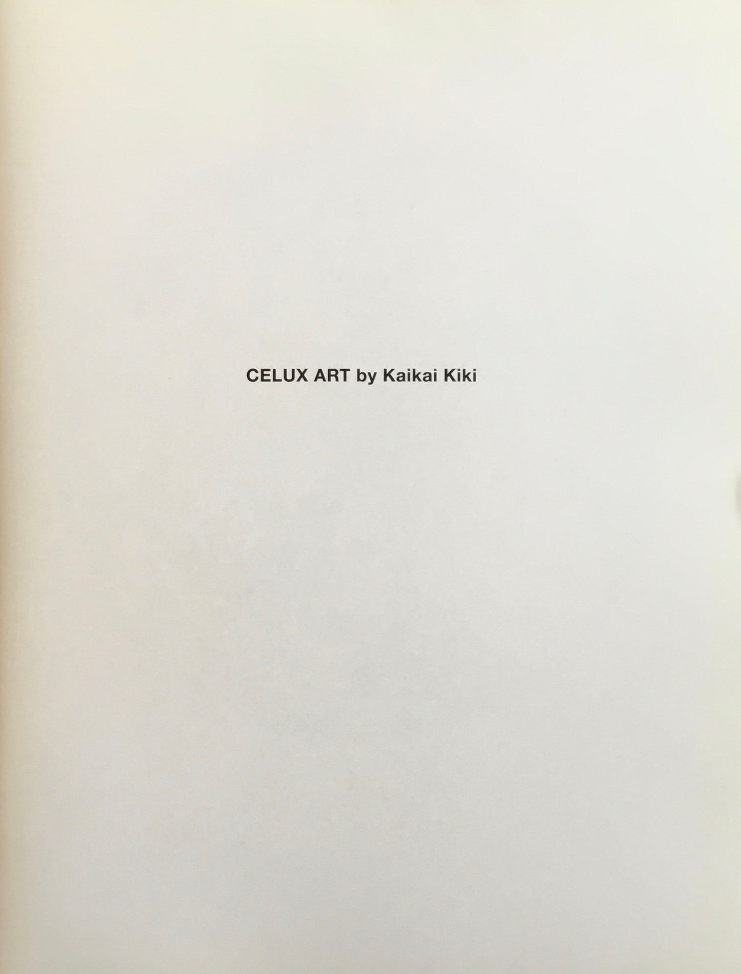CELUX ART by Kaikai Kiki プライスリスト付