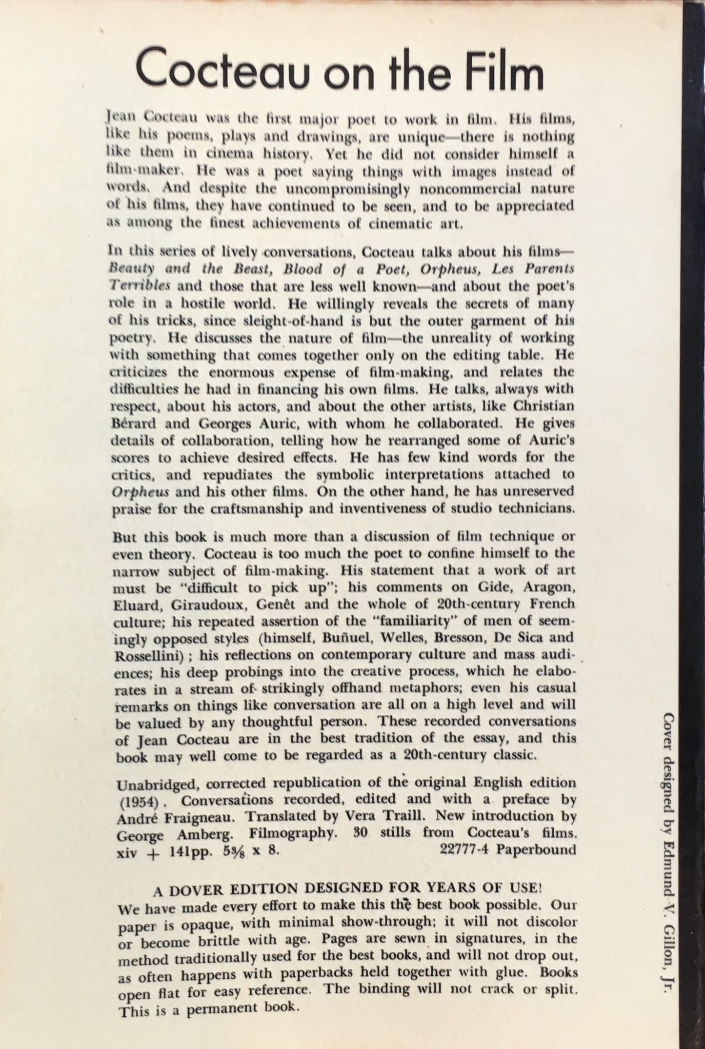 Cocteau on the Film