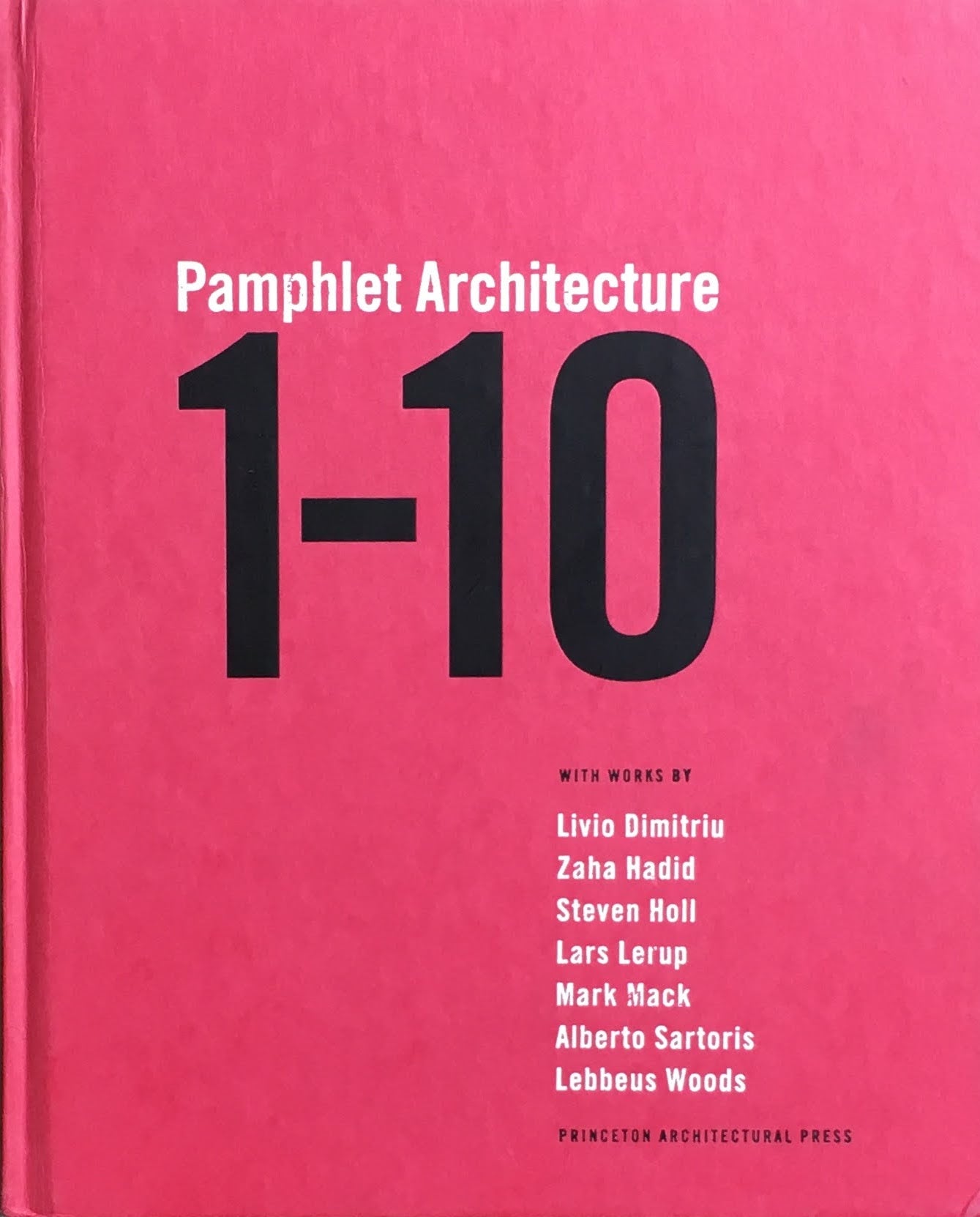 Pamphlet Architecture 1-10