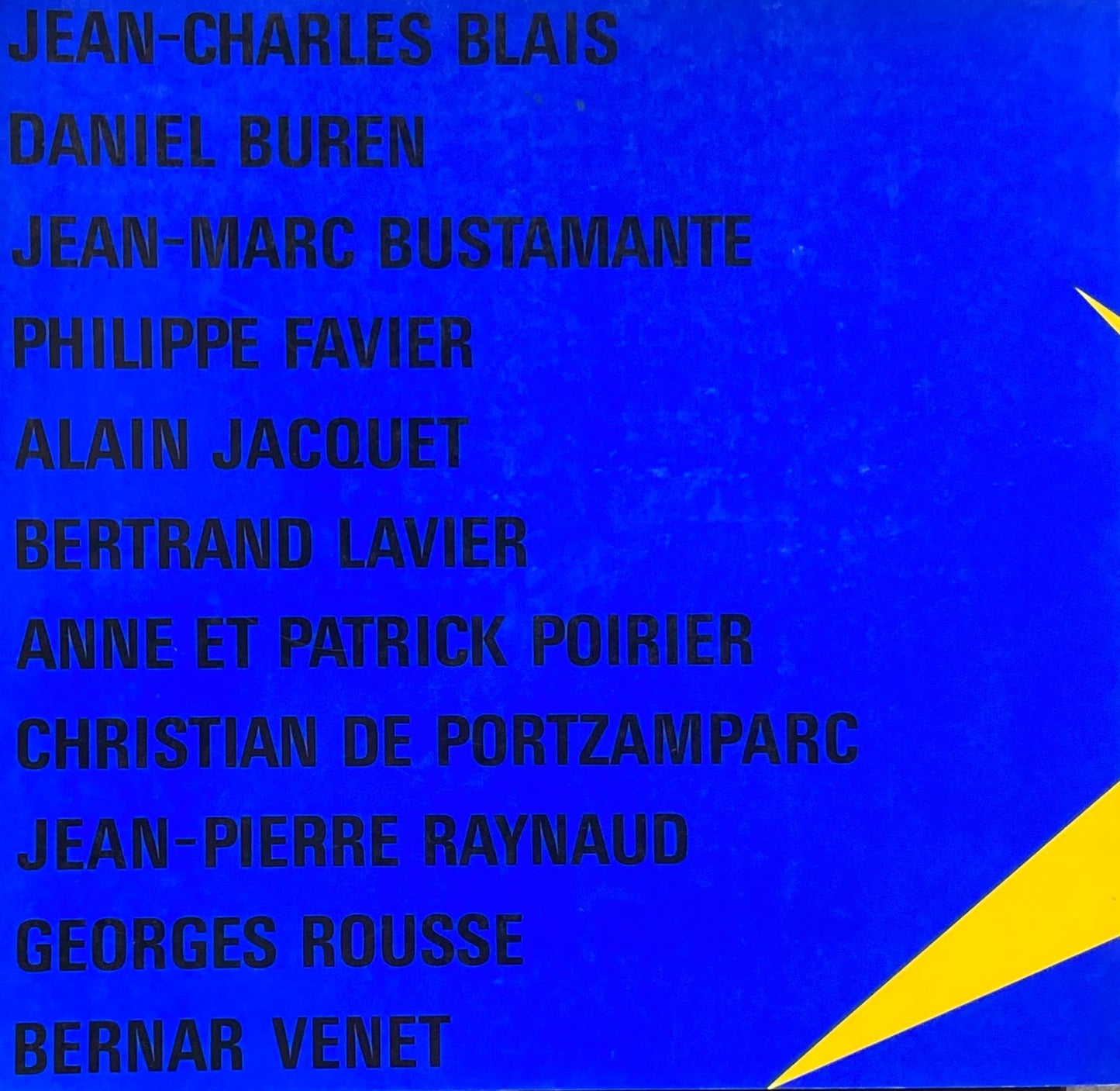 フランス現代美術展 空間の中の12人 1985 Exposition D’Art Contemporain Francais
