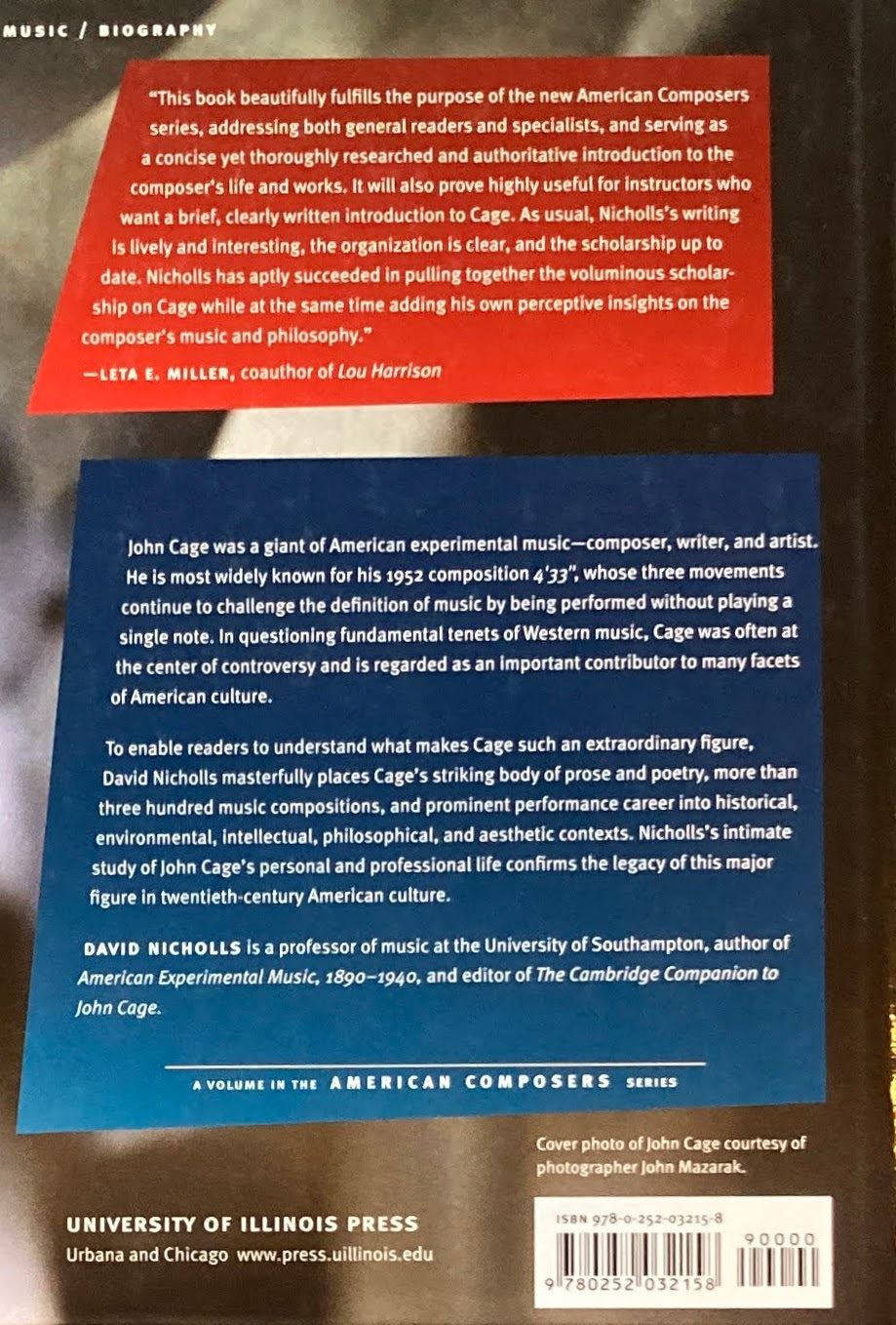 John Cage American Composers David Nicholls ジョン・ケージ