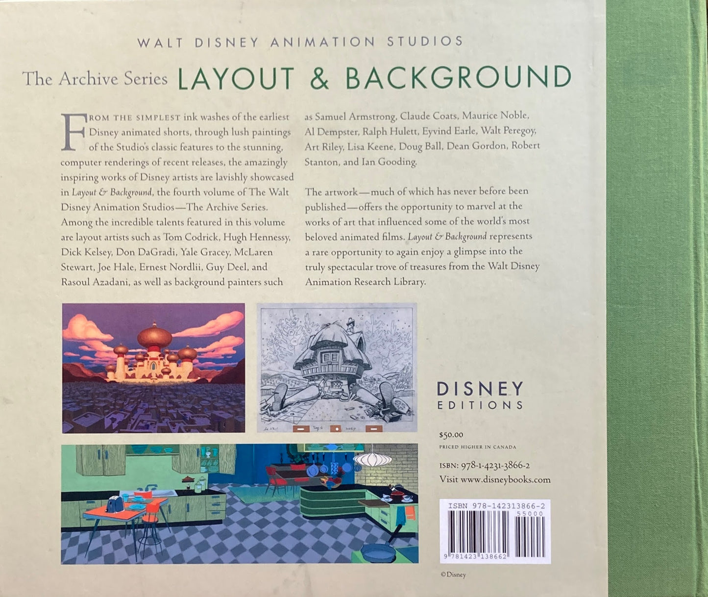 Layout & Background Walt Disney Animation Studios The Archive Series