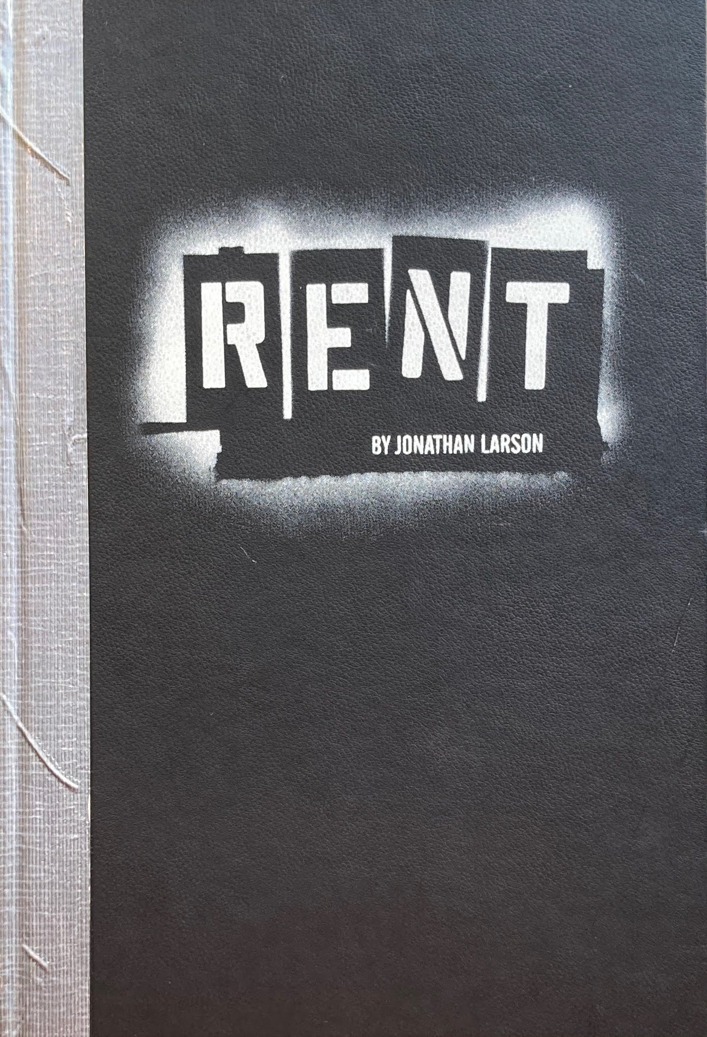 Rent Book,Music,and Lyrics by Jonathan Larson
