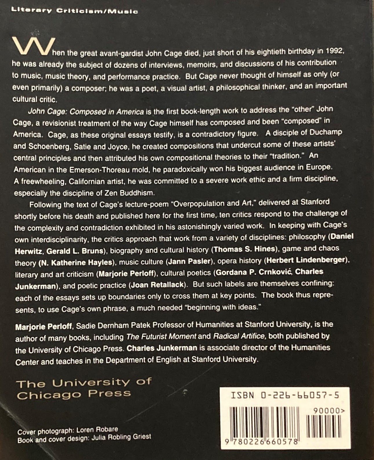 John Cage Composed in America ジョン・ケージ