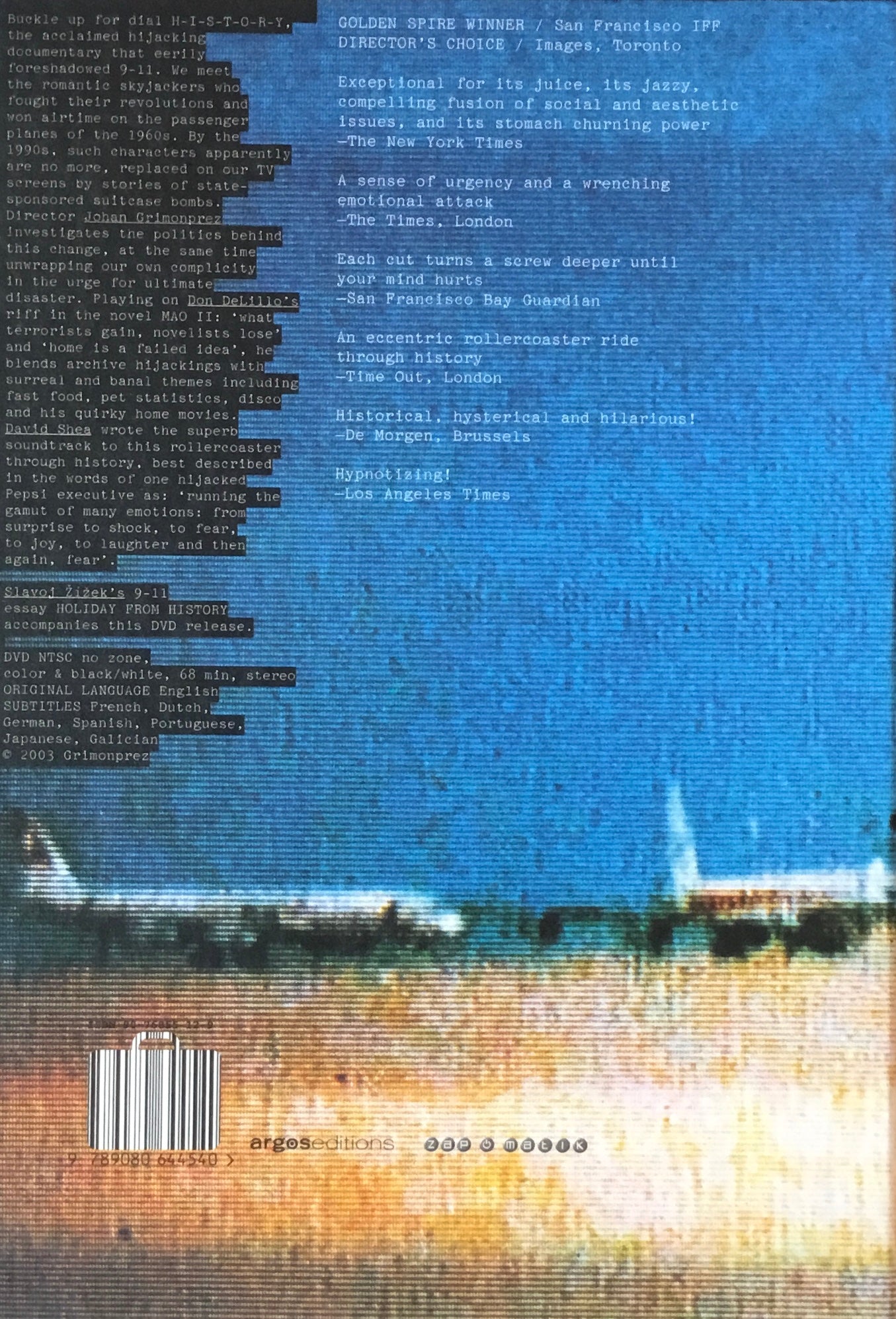 ダイアル ヒ・ス・ト・リ・ー ヨハン・グリモンプレ DVD+英語版ブックレット+日本語翻訳付き