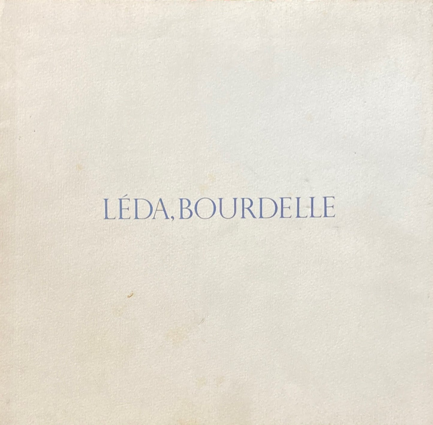 ブールデルのレダ展 詩情あふれるギリシア神話の世界 1980