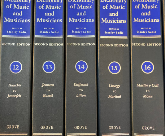 The New Grove Dictionary of Music and Musicians second edition 29-Volume Set ニューグローヴ世界音楽大事典  全29冊揃