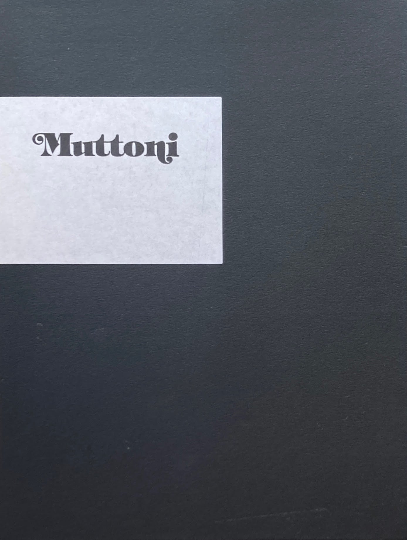 Muttoni ムットーニ DVD付 武藤政彦