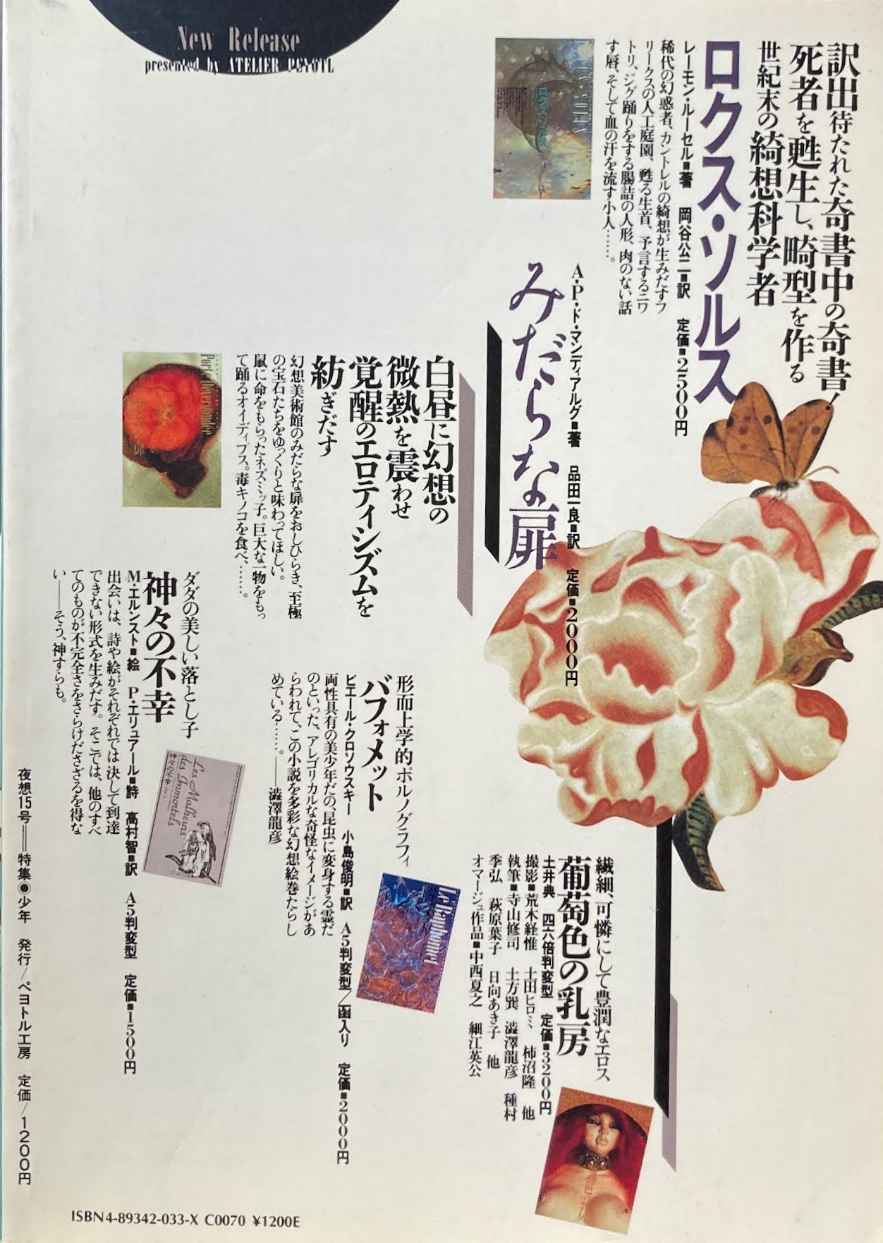 yaso夜想24 特集プライヴェート・フィルム