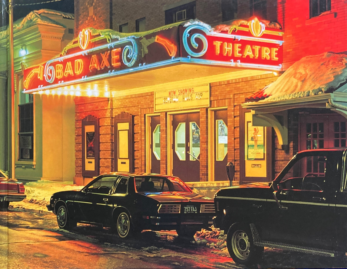 Popcorn Palaces The Art Deco Movie Theater Paintings of Davis Cone