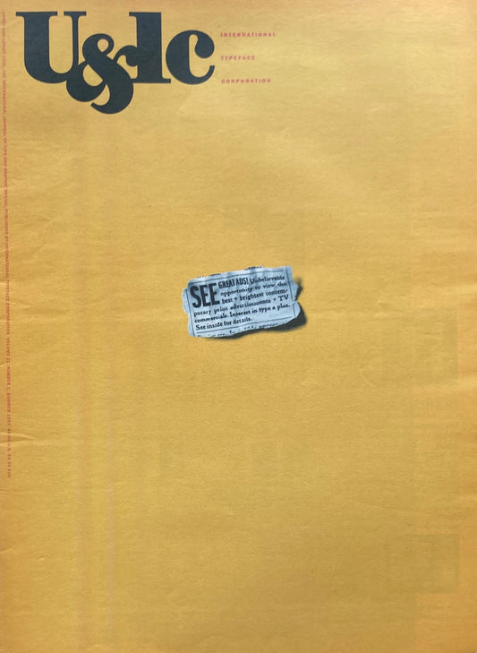 U&lc Upper and lower case volume21.Number1. 1994 SUMMER