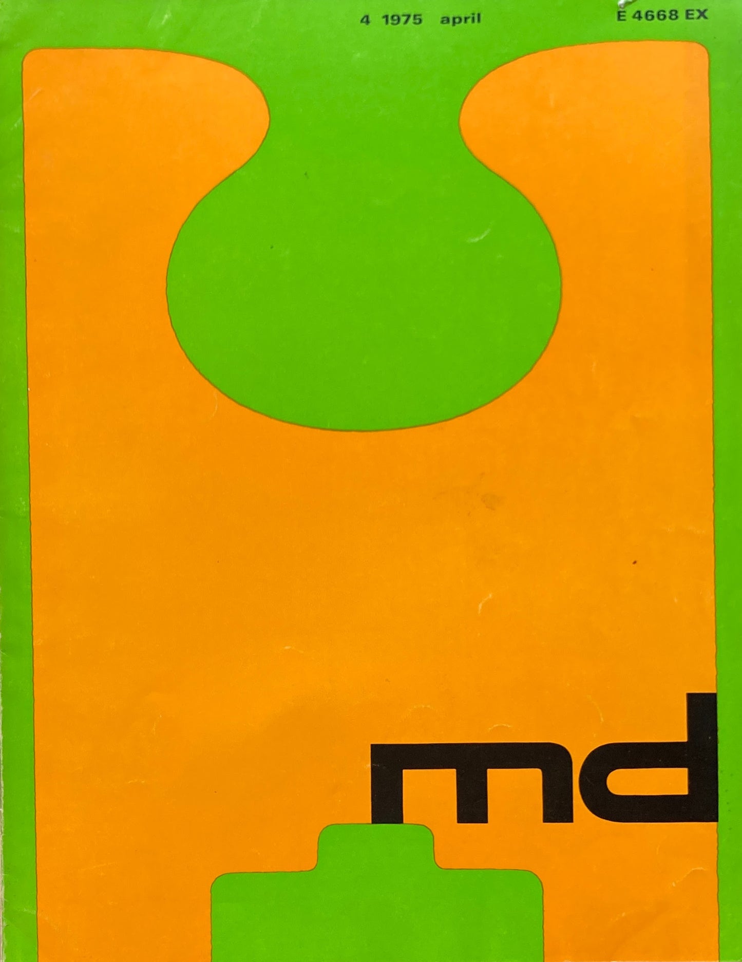 md moebel decoration 1975/4 furniture decoration magazine