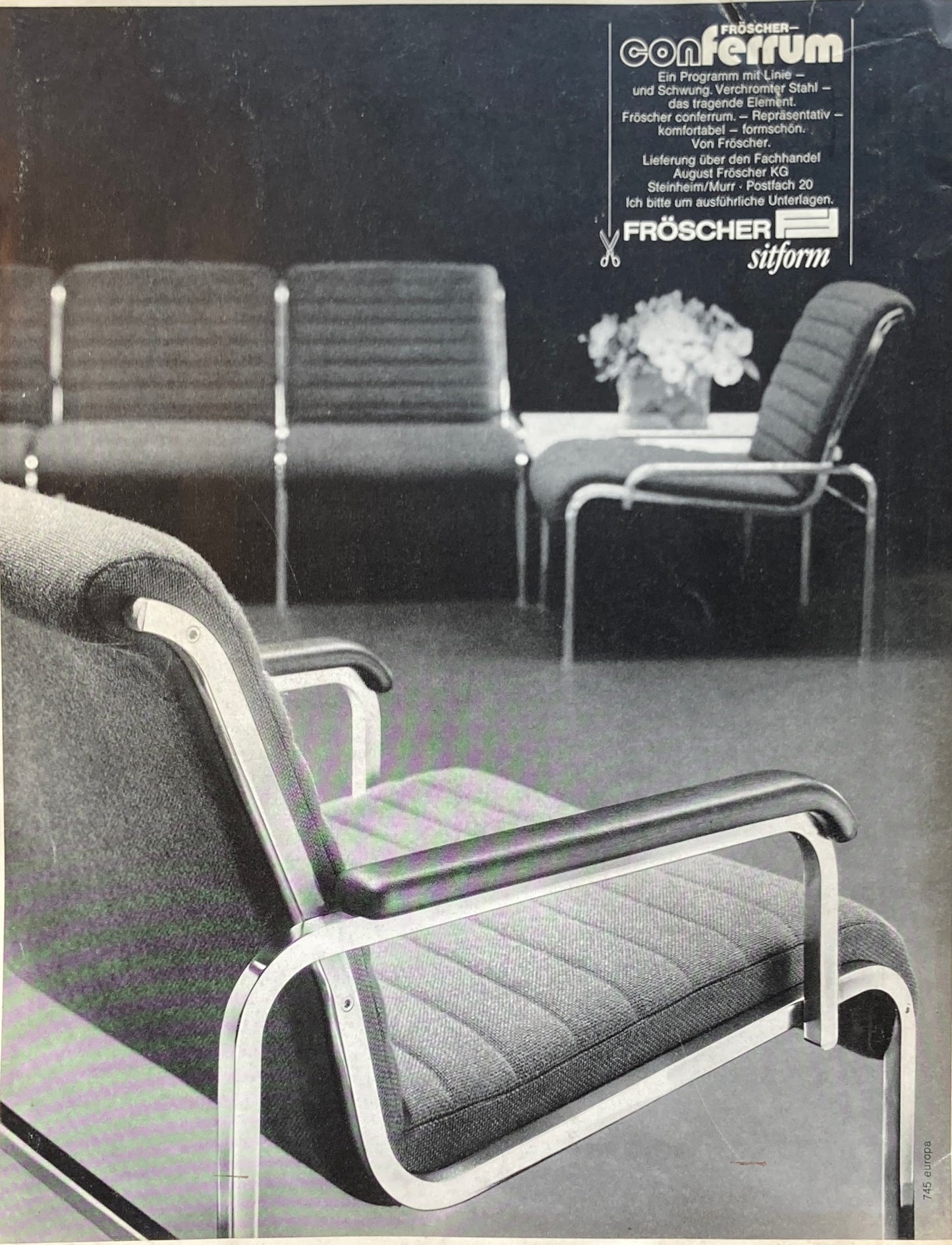 md moebel decoration 1975/4 furniture decoration magazine