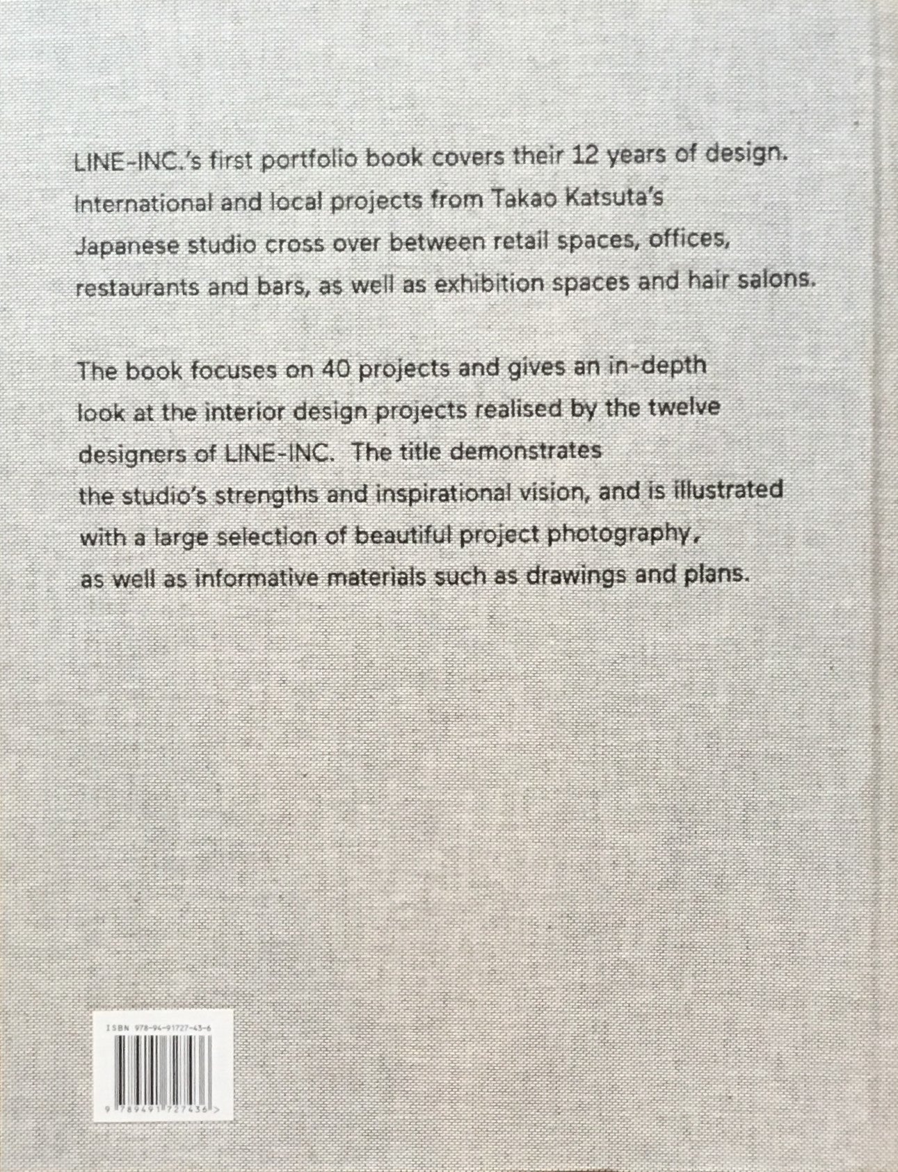 LINE-INC Creating Inspring Places for People 日本語冊子付