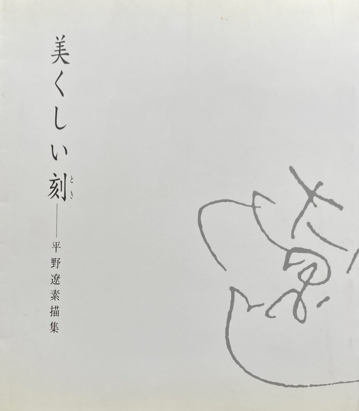 美くしい刻(とき) 平野遼素描集