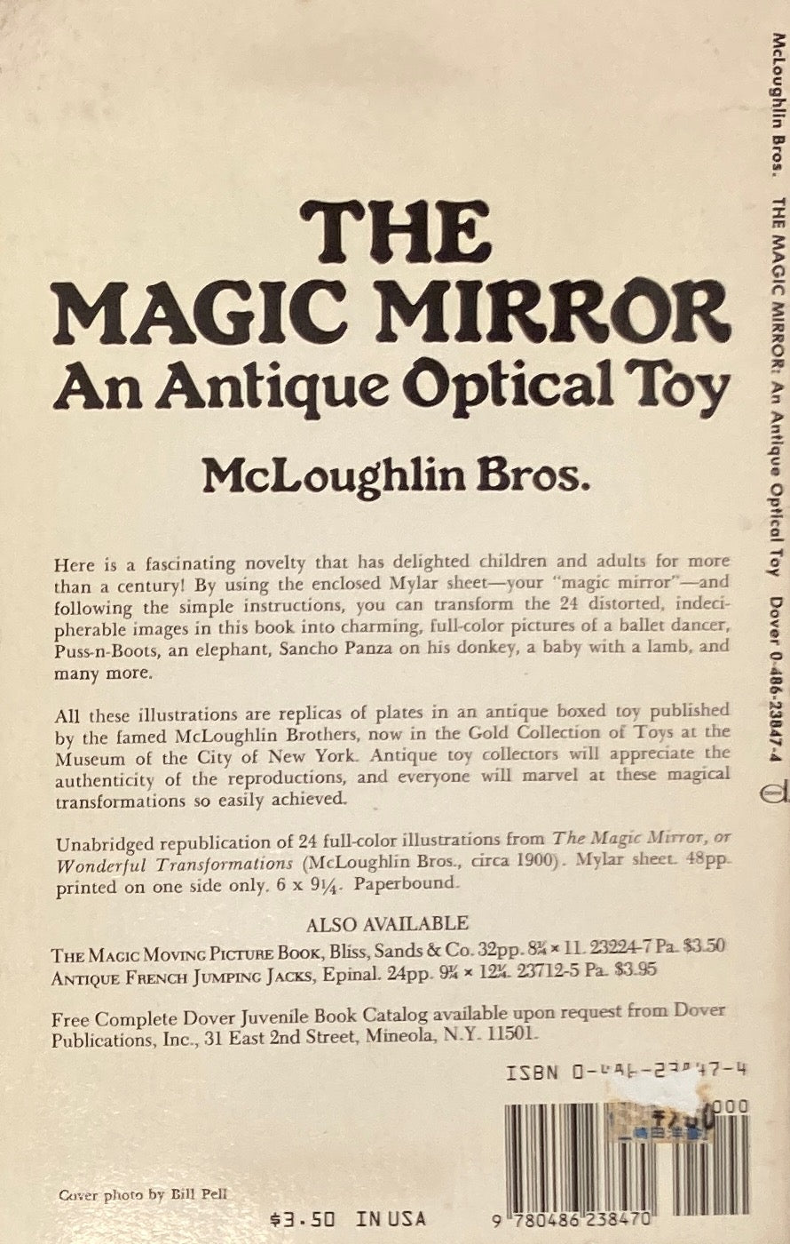 The Magic Mirror An Antique Optical Toy Flexible Mirror Included