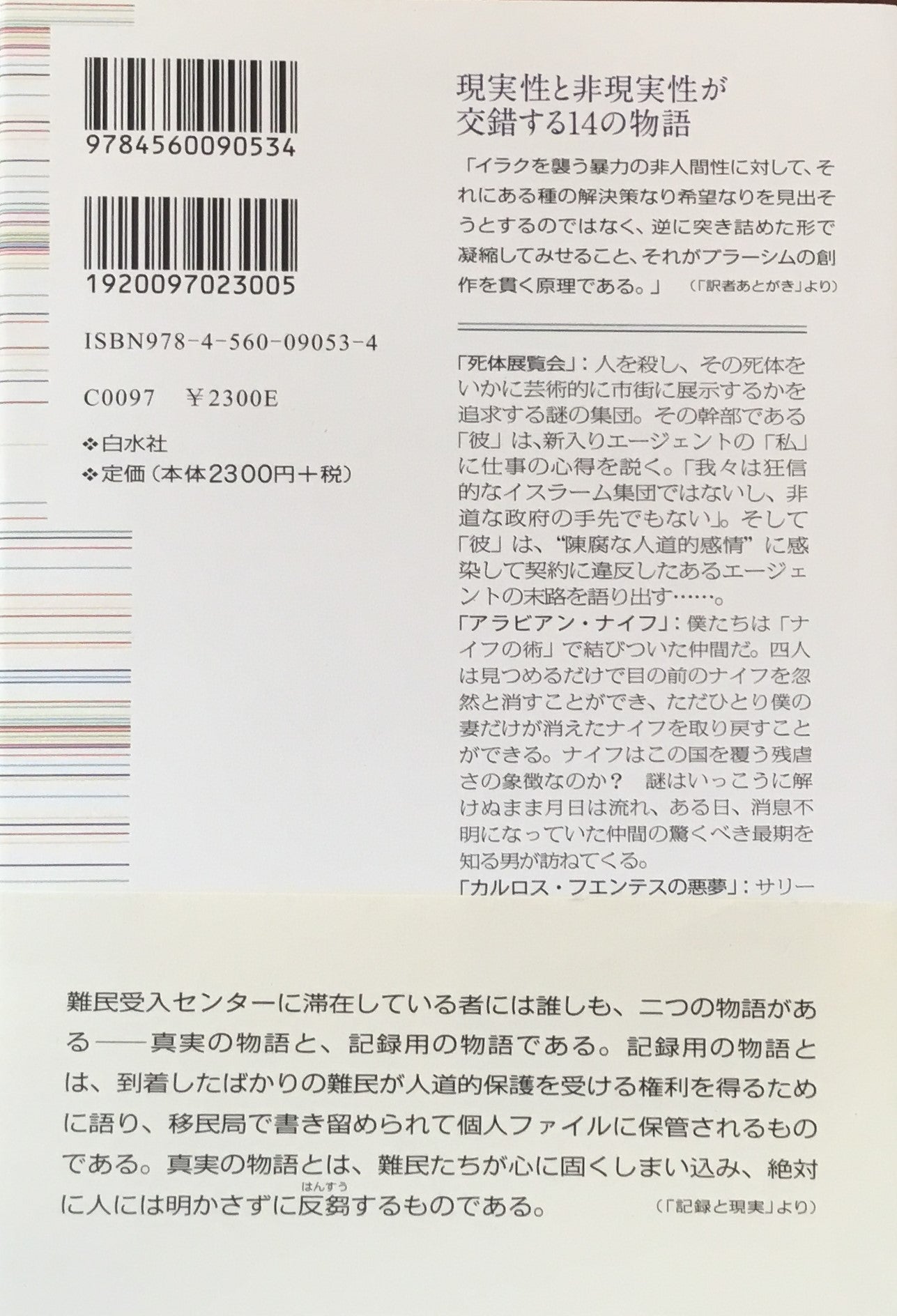 死体展覧会 ハサン・ブラーシム 藤井光 訳