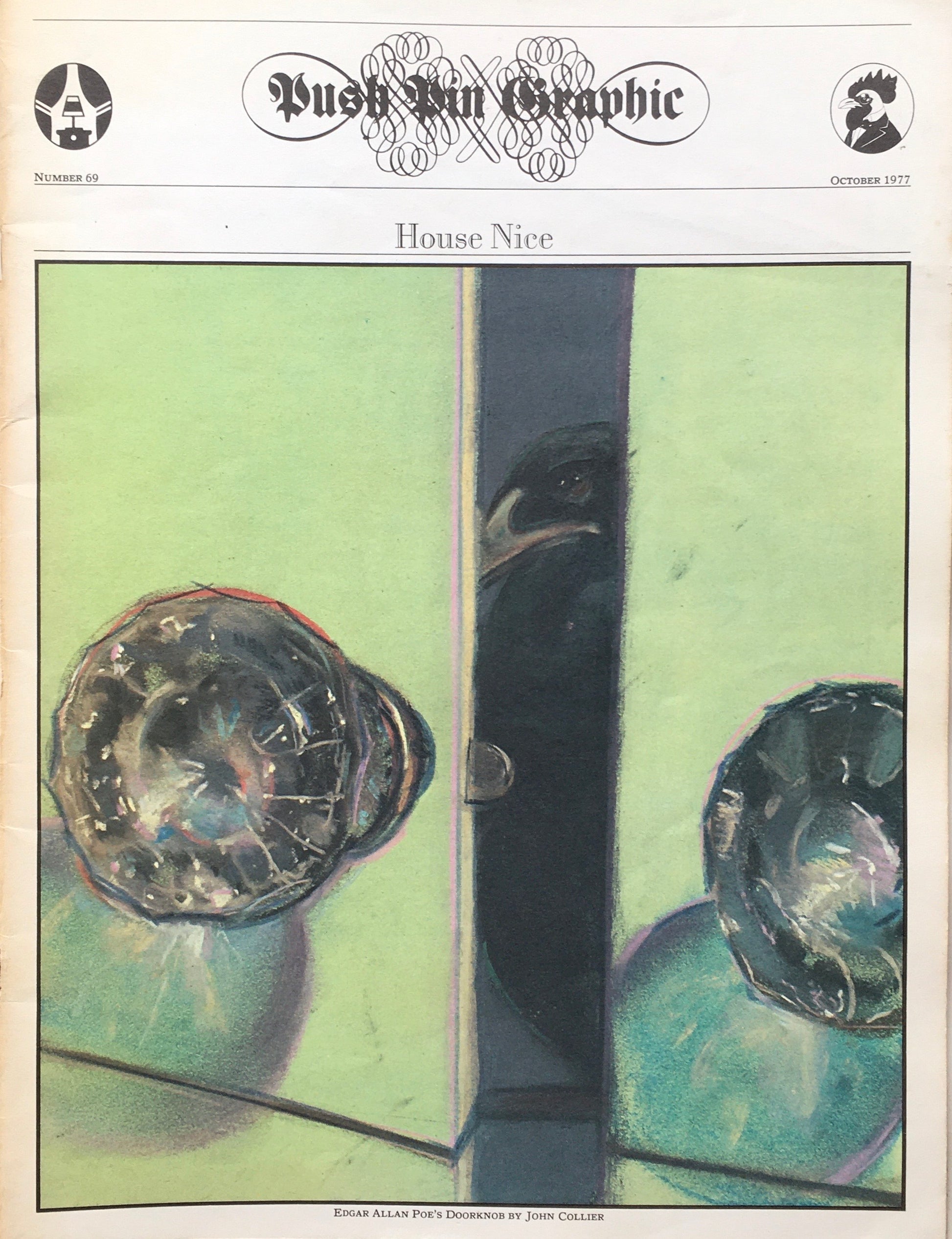 Push Pin Graphic No.69 OCTOBER 1977 House Nice