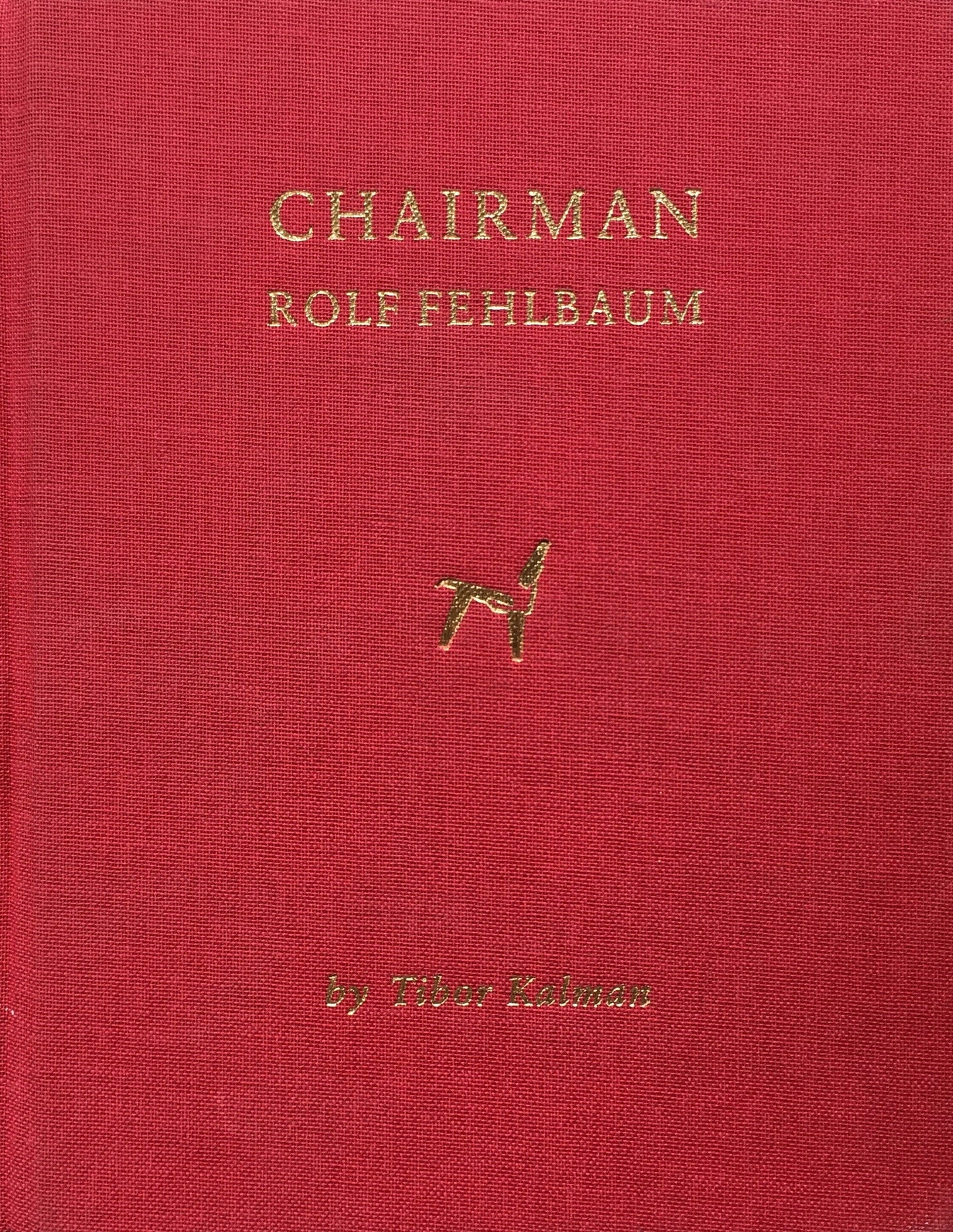 Chairman Rolf Fehlbaum by Tibor Kalman ロルフ・フェルバウム ティボル・カルマン 署名入