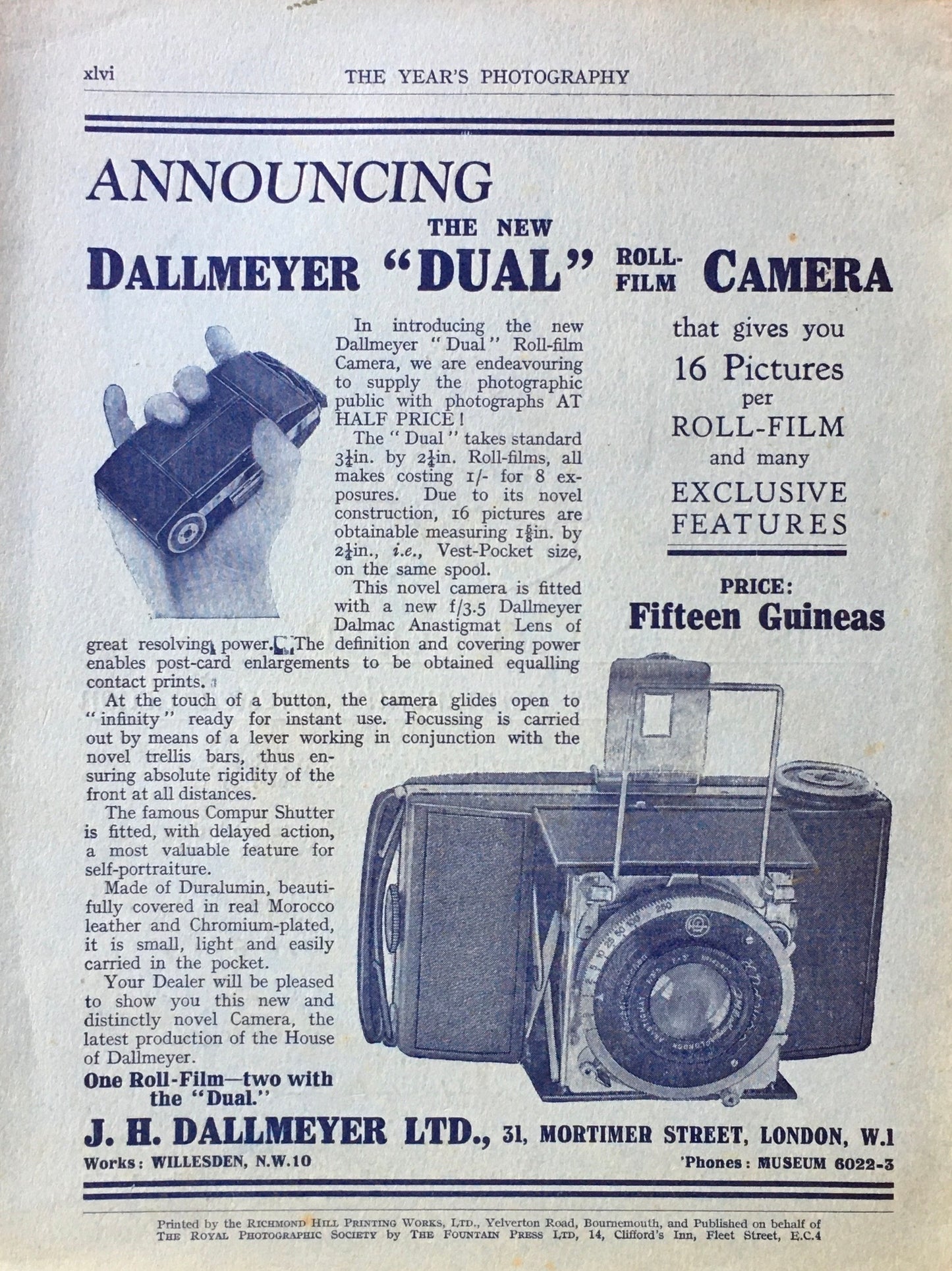 The Year's Photography Pictorial Natural History Record 1931-1932