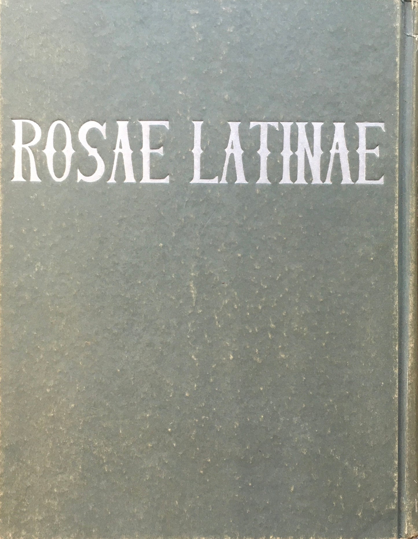 ROSAE LATINAE 吉田一穂詩集 限定1000部 カバー欠