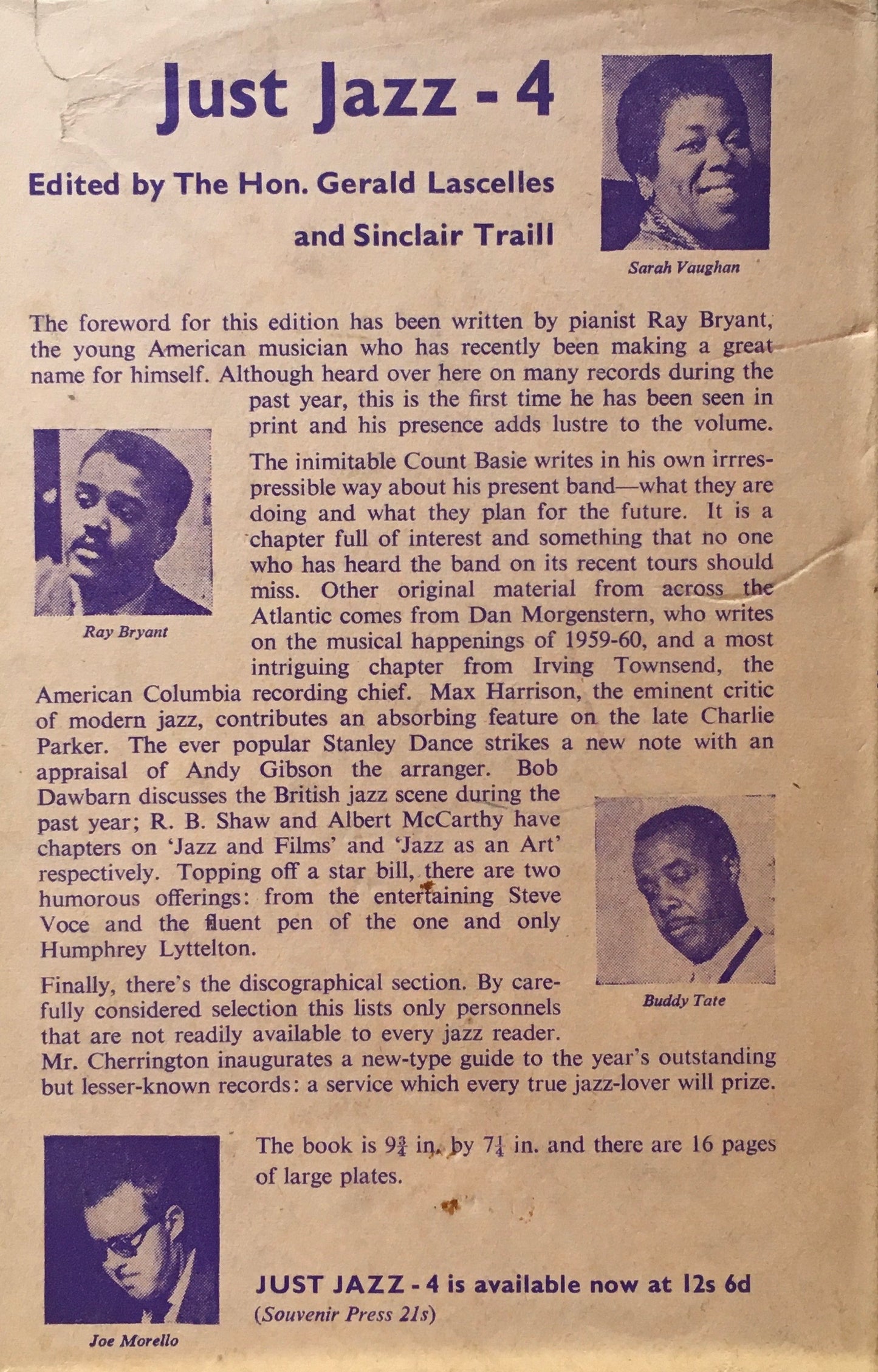 THE SOUND OF SURPRISE Whitney Balliett The Jazz Book Club Production 34