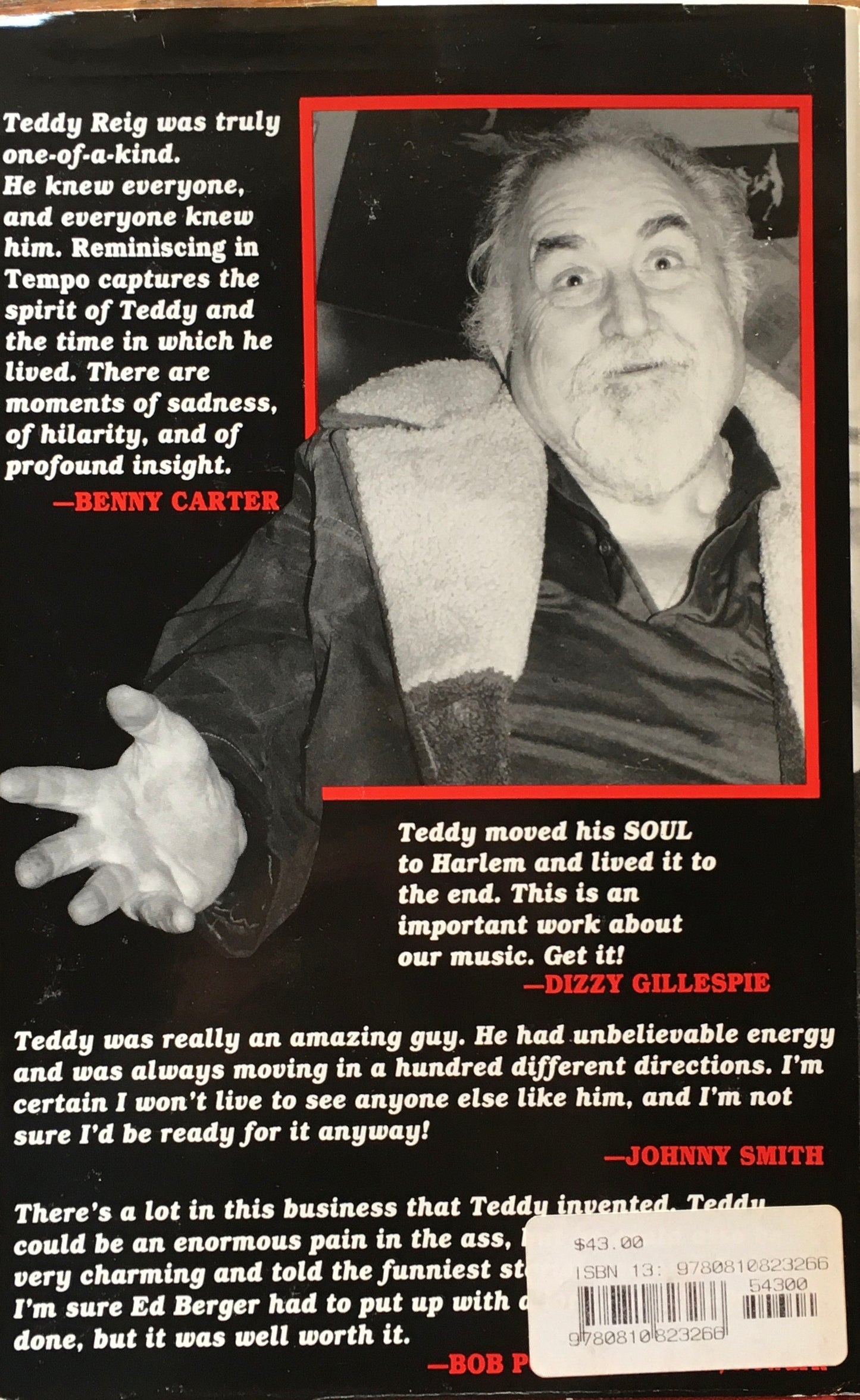 REMINISCING IN TEMPO The Life And Times Of A Jazz Hustler