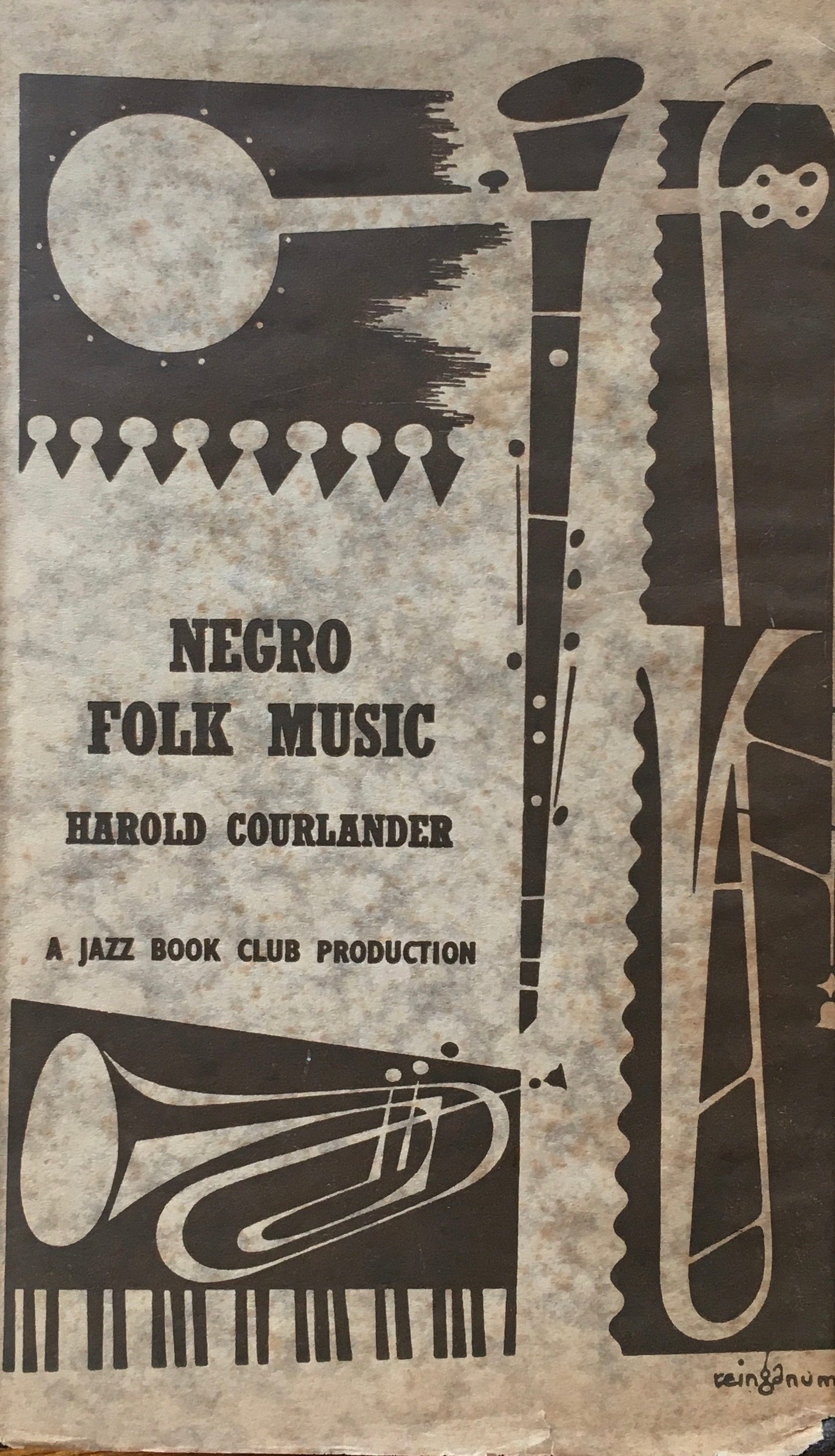 NEGRO FOLK MUSIC Harold Courlander The Jazz Book Club Production 62