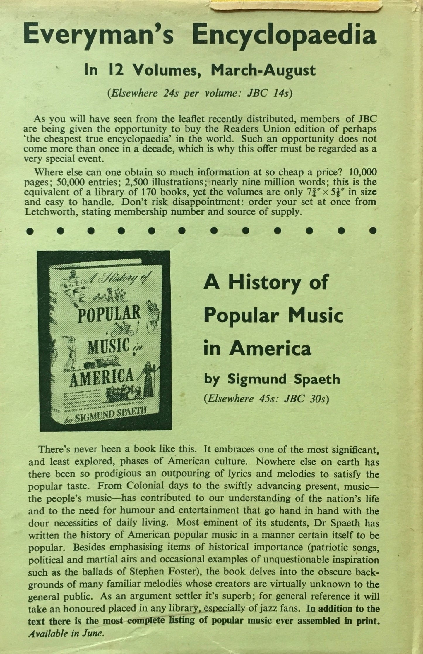 JAM SESSION Ralph Gleason The Jazz Book Club Production 30