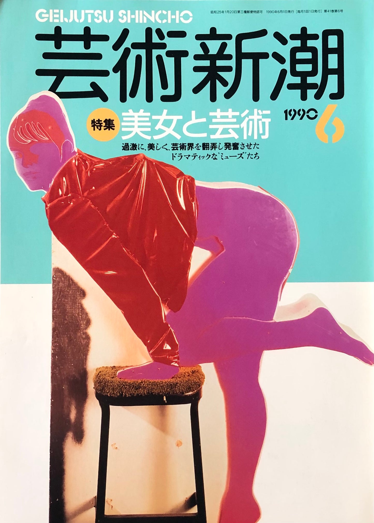 芸術新潮 486号 1990年6月号 美女と芸術