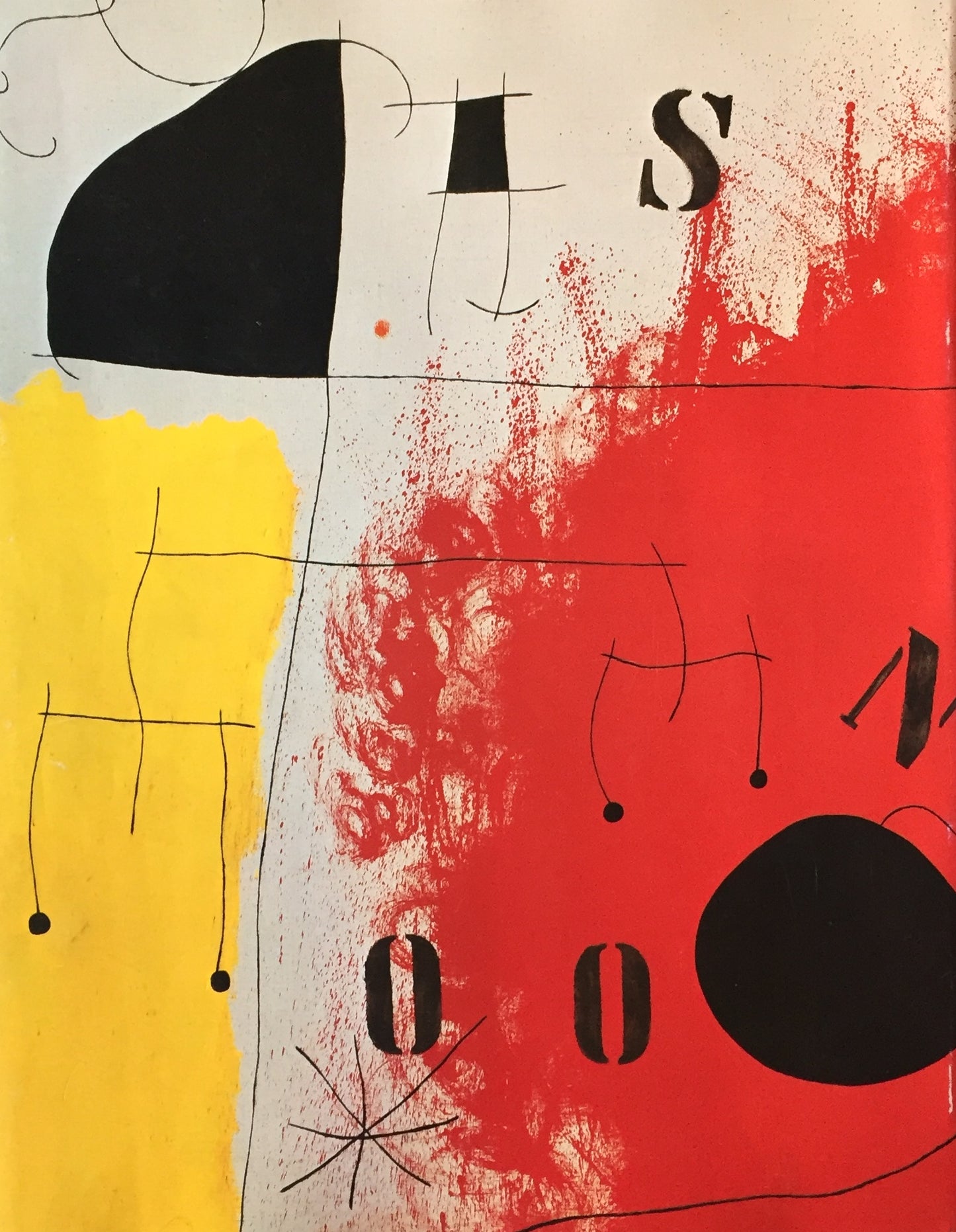 ミロ展 20世紀の夢と幻想 1960-1979 伊勢丹美術館 ポスター付