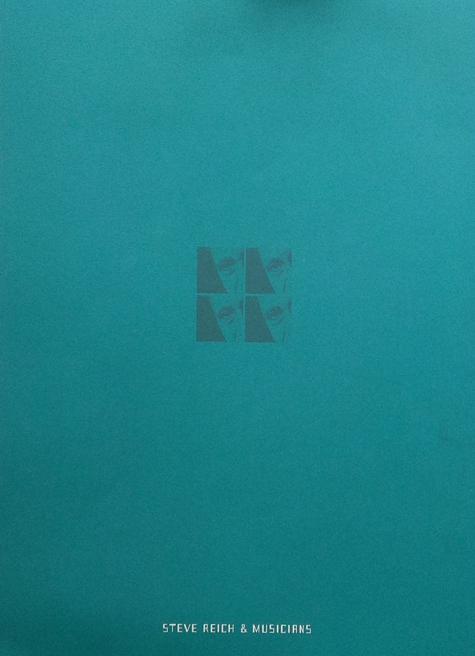 Steve Reich & Musicians スティーヴ・ライヒ&ミュージシャンズ 公演カタログ 1996
