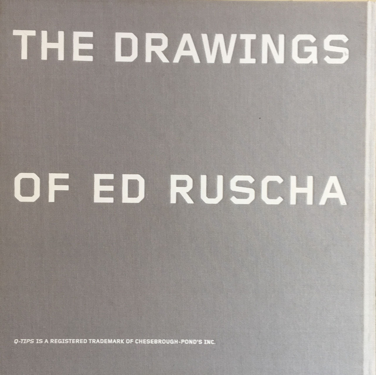 エド・ルシェ Cotton Puffs, Q-tips®, Smoke and Mirrors: The Drawings of Ed Ruscha’s