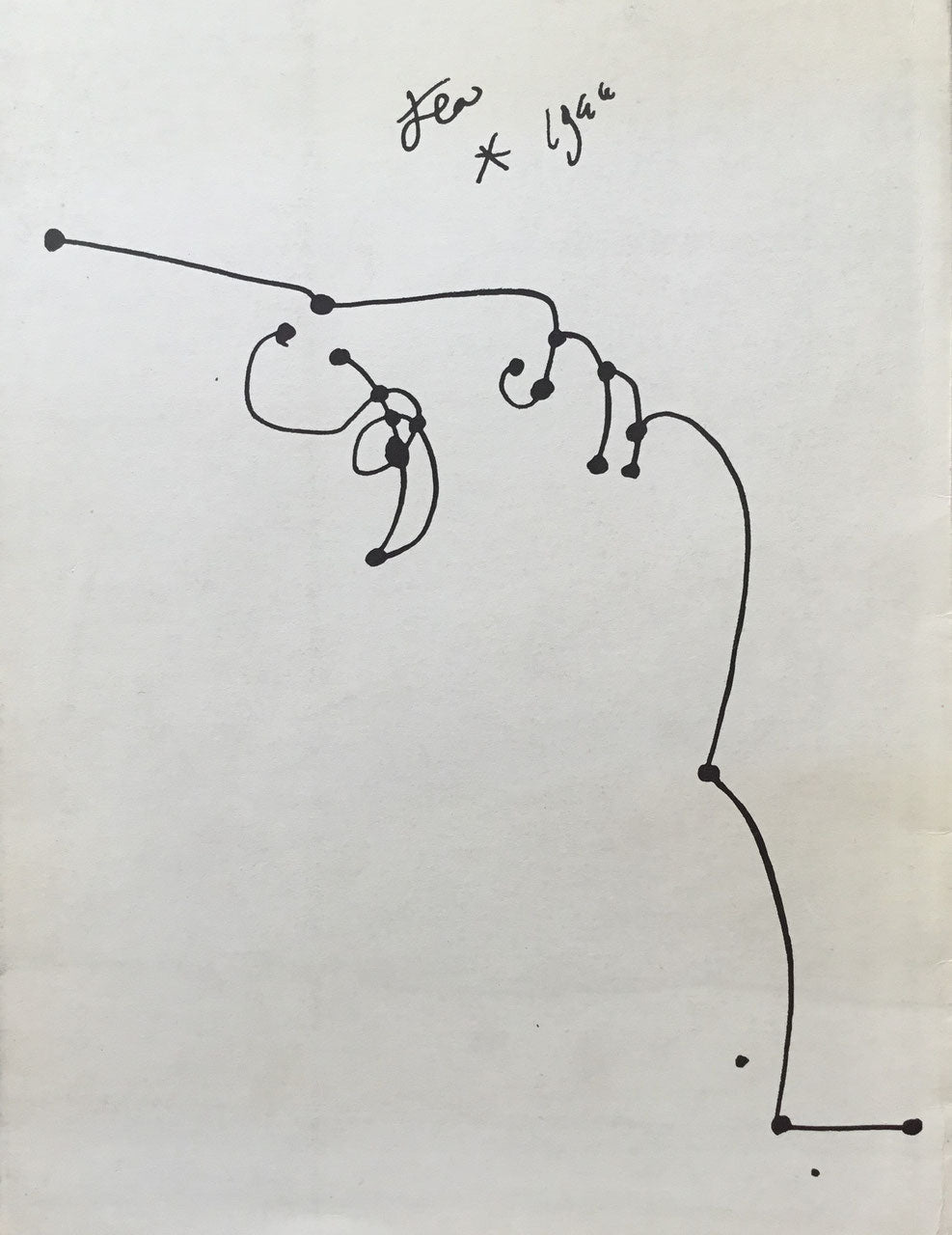 poésie graphique Jean Cocteau ジャン・コクトー