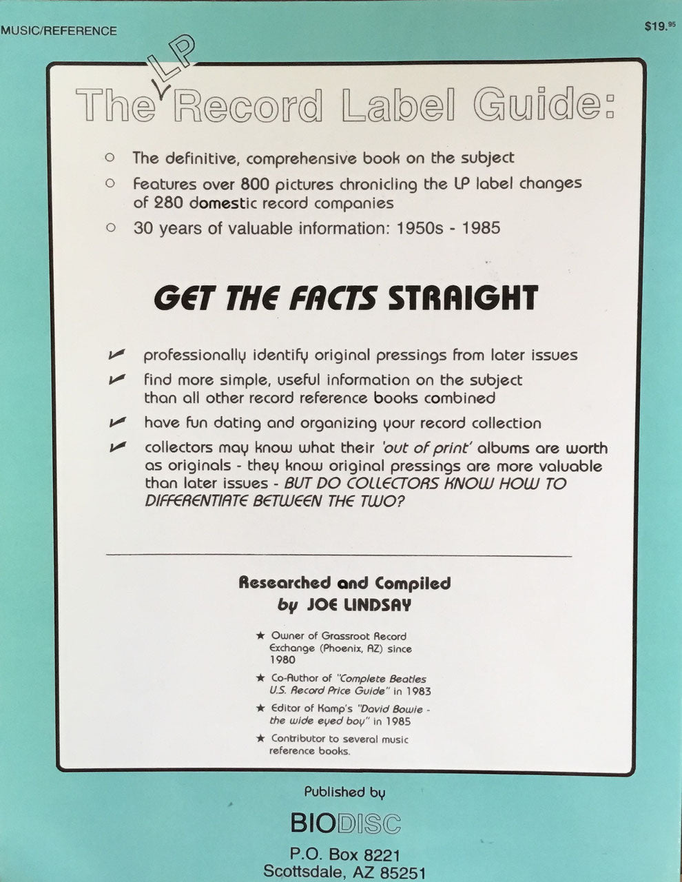 The Record Label Guide for Domestic LPs