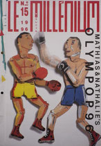 ル・ミレニュム LE MILLENIUM No.15 1996年6月 マティアス&ナタリーのスポーツ立体イラスト展