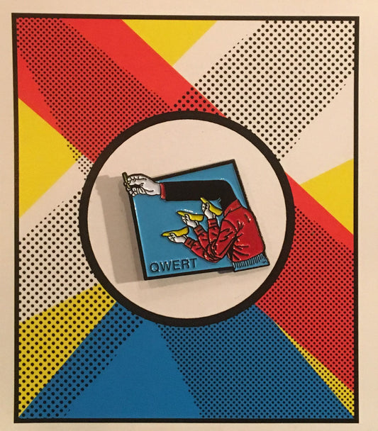 QWERT enamel pins CODY'S HAUS OF QWERT